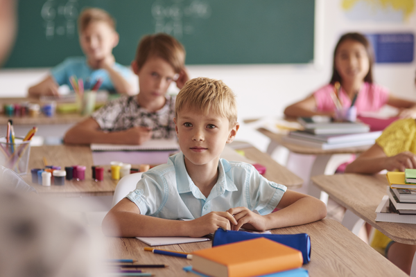 Be focus and patient while teaching new things student kids learning