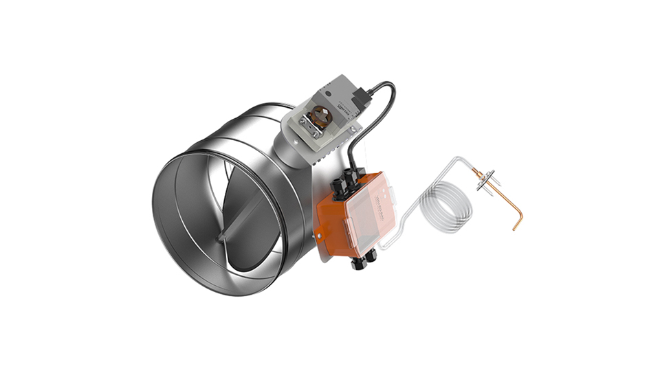 PRU - Pressure control damper - circular